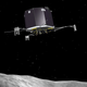 Illustration for article titled This spidery spacecraft will be the first to soft-land on a comet
